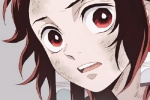 Tanjiro's long hair self-cut avatar
