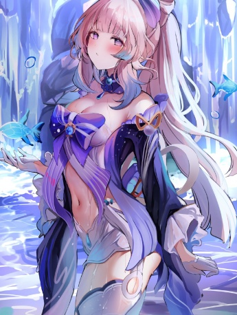 Genshin Coral Palace Heart Sea Beautiful Mobile Wallpaper