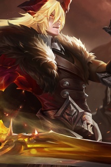 王者榮耀李信灼熱之刃手機壁紙