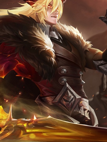 Glory of the King Li Xin's searing blade mobile wallpaper