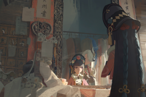 Original Goddess Yunjin computer desktop wallpaper