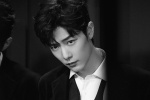 Xiao Zhan black and white photo desktop wallpaper picture