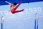 Zou Jingyuan men's parallel bars gold medal