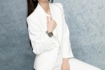 angelababy白色西装时尚写真图片