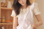 廚房美嬌娘高顏值牛奶肌性感寫真