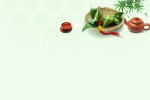 Dragon Boat Festival Zongzi Cartoon Picture Desktop Wallpaper