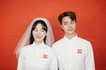 Wedding photos of Zhang Meng and Jin Ensheng