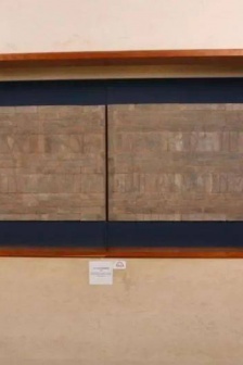 竹林七賢與榮啟期磚畫局部細節圖