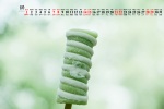 August 2021 green leaves eye protection fresh desktop calendar wallpaper