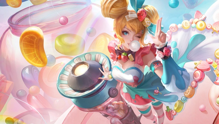 King of Glory Sun Shangxiang Fruit Sweetheart HD Desktop Wallpaper