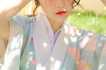 Seductive and charming photos of beauties in Japanese kimonos and uniforms