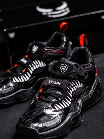 Partial details of adidas Marvel co-branded Venom series