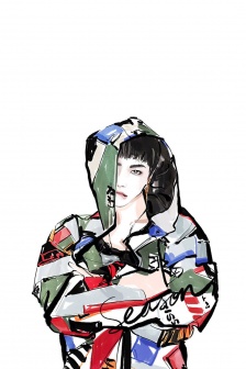 Hua Chenyu hand-drawn pictures HD mobile wallpaper