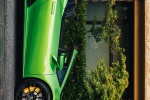 綠色蘭博基尼跑車手機壁紙
