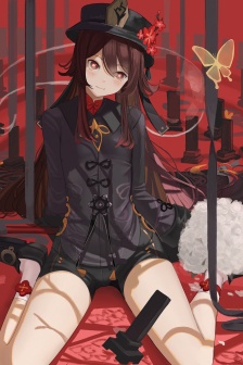 高清可愛胡桃曲麵屏手機壁紙