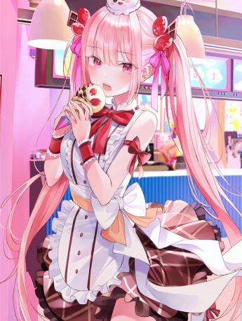 可愛少女動漫手機壁紙