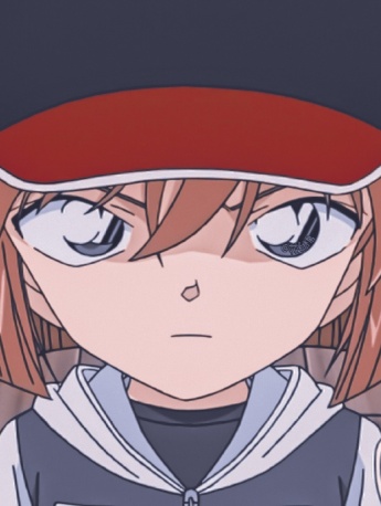 名偵探柯南灰原哀棒球帽頭像