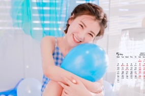 May 2021 beauty desktop calendar wallpaper