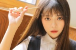 Fresh and cute beauty uniform photo wallpaper