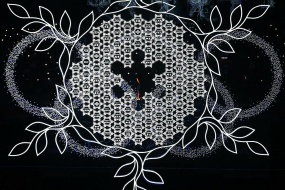 Winter Olympics Closing Ceremony Heavy Snowflake Computer Wallpaper