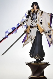 阴阳师鬼切霜风白槿手办细节图