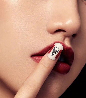 KFC exclusive nail polish set photo