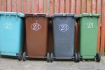 国外公共垃圾桶图片摄影壁纸