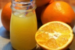 Freshly squeezed orange juice poster picture material wallpaper