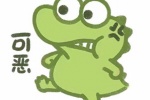 Little crocodile cute emoticon pack​