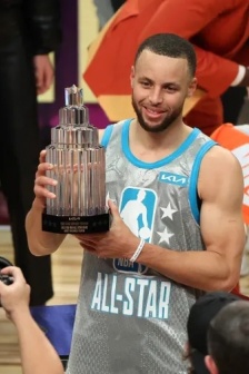 Stephen Curry 2022 All-Star AMVP Award Winner