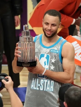 Stephen Curry 2022 All-Star AMVP Award Winner