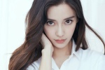 Angelababy elegant temperament photo desktop wallpaper