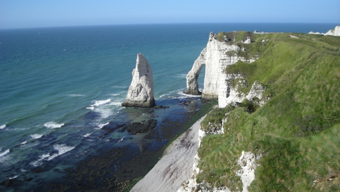 Etretat coast scenery wallpaper