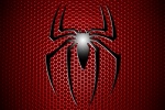 蜘蛛侠红色简约风logo壁纸