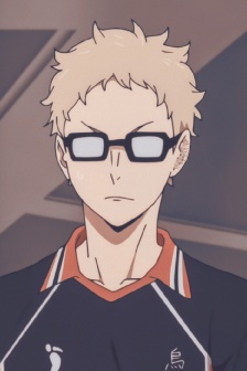 排球少年月岛萤动漫头像