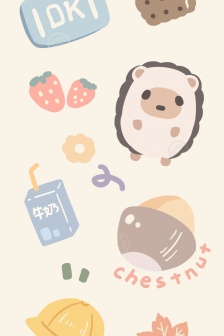 卡通风可爱动物壁纸