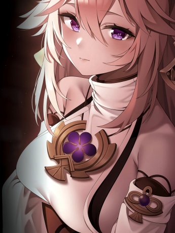 Beautiful mobile wallpaper of Yae Shenzi