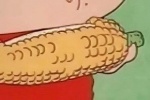 蜡笔小新吃玉米头像