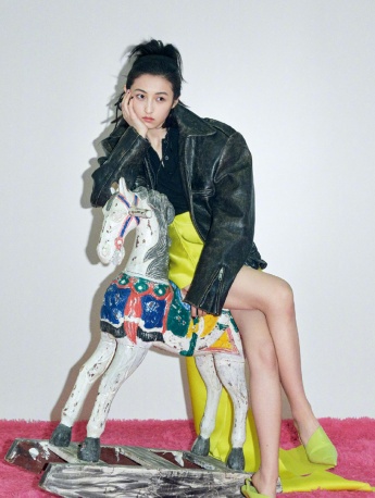 張子楓鬼馬造型時尚雜誌寫真