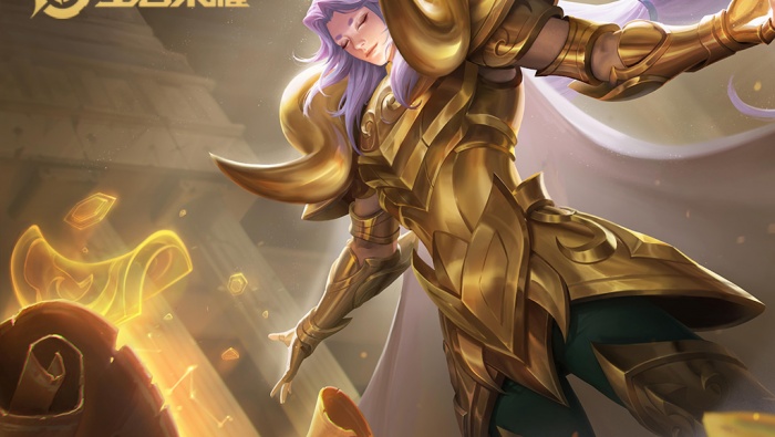 King of Glory Zhang Liang Golden Aries HD Desktop Wallpaper