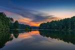 Calm lake scenery picture wallpaper