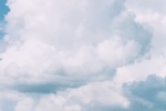 藍天白雲清新自然手機壁紙