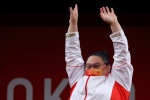 Li Wenwen wins gold medal in weightlifting women's 87kg and above