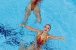 Beautiful and clear pictures of Group 2 of the East Olympic synchronized swimming semi-finals rematch