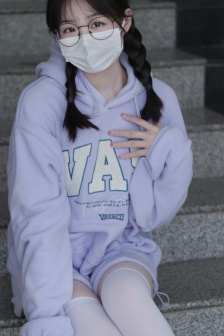 Bankou Xiaoxi's girly style mobile wallpaper with double ponytails