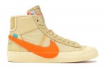 Off-White x Nike Blazer 'All Hallows Eve'有Off-White联名的加持，在拥有万圣节主题配色的同时，解构的新颖设计也是球鞋玩家疯狂追求的原因之一。