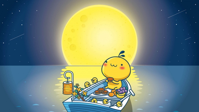 摩丝摩丝秋田君油爆叽丁中秋壁纸