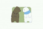 White Bear Cafe cute mobile wallpaper