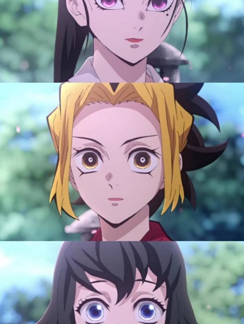 鬼滅之刃遊郭篇拚接手機壁紙