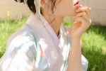 Seductive and charming photos of beauties in Japanese kimonos and uniforms